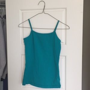 Turquoise tank top